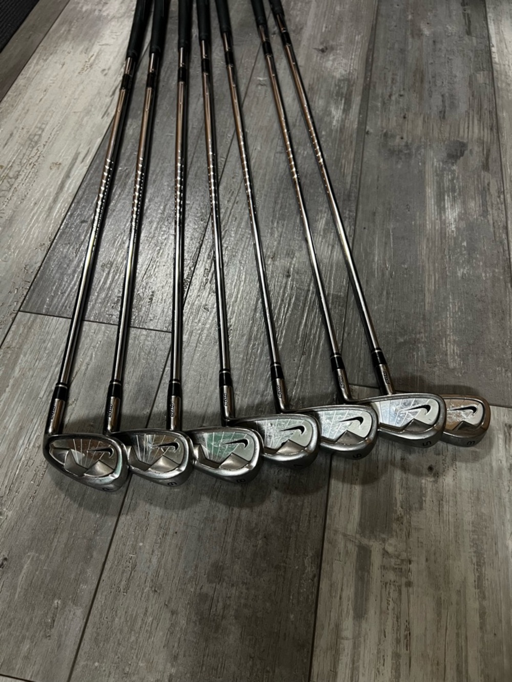 Nike NDS 3-PW (NO 4) Iron Set True Temper Uniflex Steel Shafts Golf Clubs RH